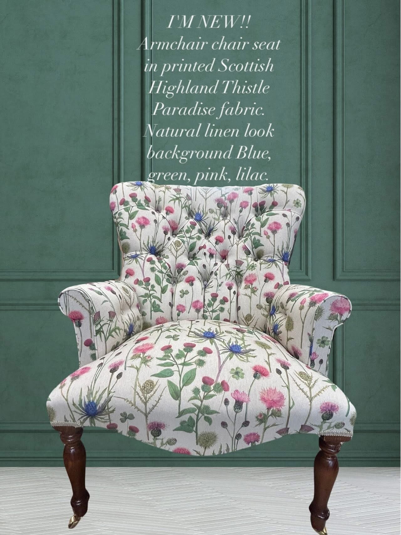 Highland Thistle style Armchair
