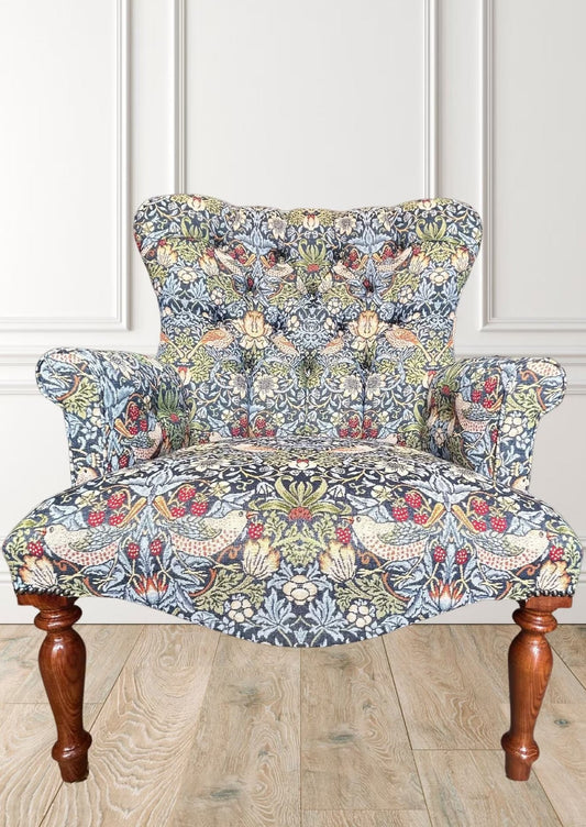 William Morris Strawberry- Thief Armchair