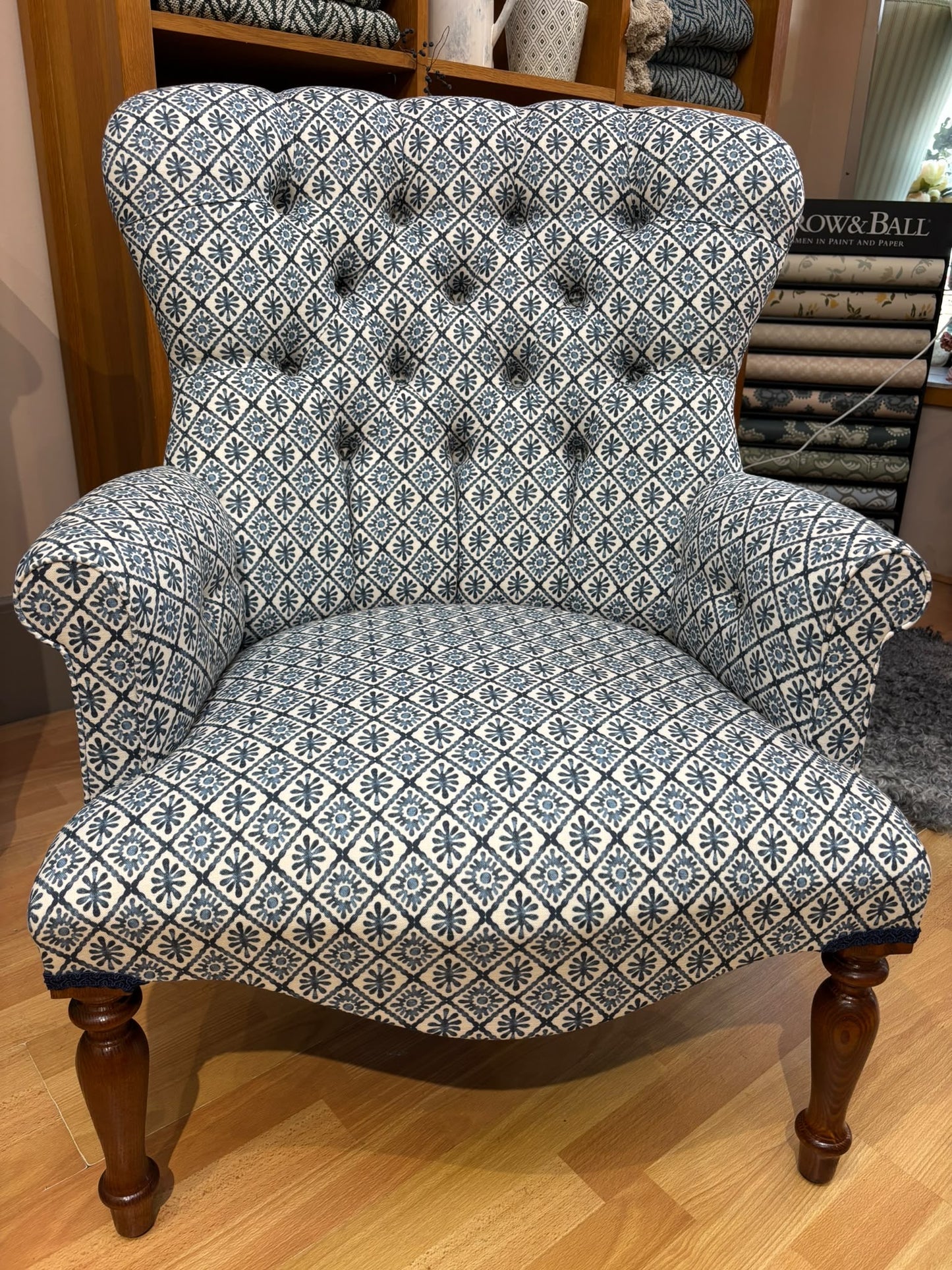 Sumana Indigo Armchair