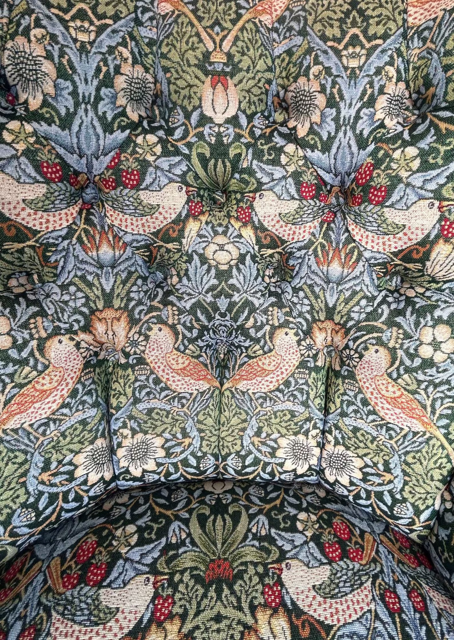 William Morris Strawberry- Thief Armchair